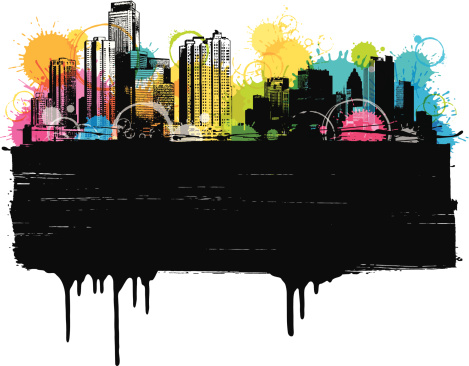 Grunge urban banner.EPS 10 file with transparencies.Only gradients used.File is layered with global colors.Hi res jpeg included.More works like this linked below.