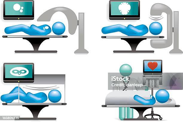 Medizinisches Scanner Stock Vektor Art und mehr Bilder von Abstrakt - Abstrakt, Computertomogramm, Computertomograph