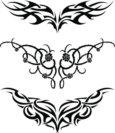 Original tattoo patterns for lower back or upper back body inking. Derived from my artwork, with high resolution jpg. More Tattoo Series Lightbox
