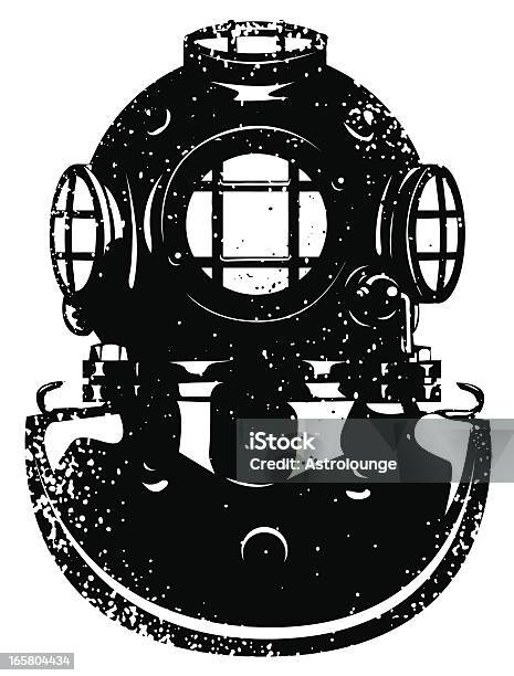 Diver Helmet Stock Illustration - Download Image Now - Deep-Sea Diving, Helmet, Sports Helmet