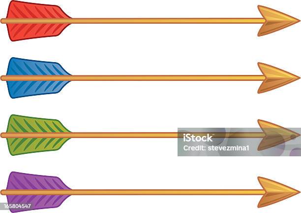 Ilustración de Flechas y más Vectores Libres de Derechos de Arco y flecha - Arco y flecha, Colorido, Deporte