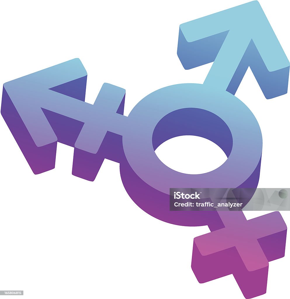 Transsexuell-symbol - Lizenzfrei Transgender-Symbol Vektorgrafik