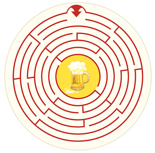 Mutul Maze 140+ Puzzle With Beer Stock Photos, Pictures & Royalty-Free Images - iStock