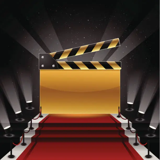 Vector illustration of Red Carpet Awards