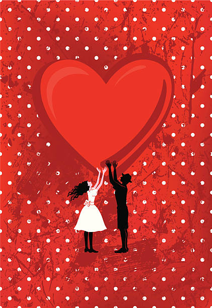 illustrations, cliparts, dessins animés et icônes de grand cœur - couple passion women love
