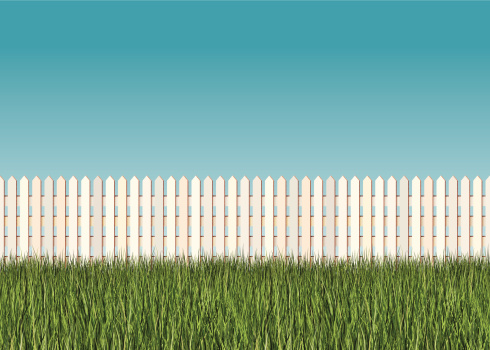 seamless picket fence banner