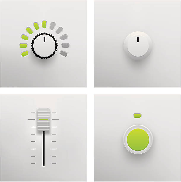 Button, Slider and Fader Vector Button, Slider and Fader Vector in Vector Format. Adobe Illustrator EPS 8 and JPG File. See More... knob stock illustrations