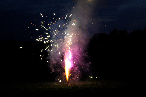Fireworks on July 4th, Independence Day - Ohio, USA