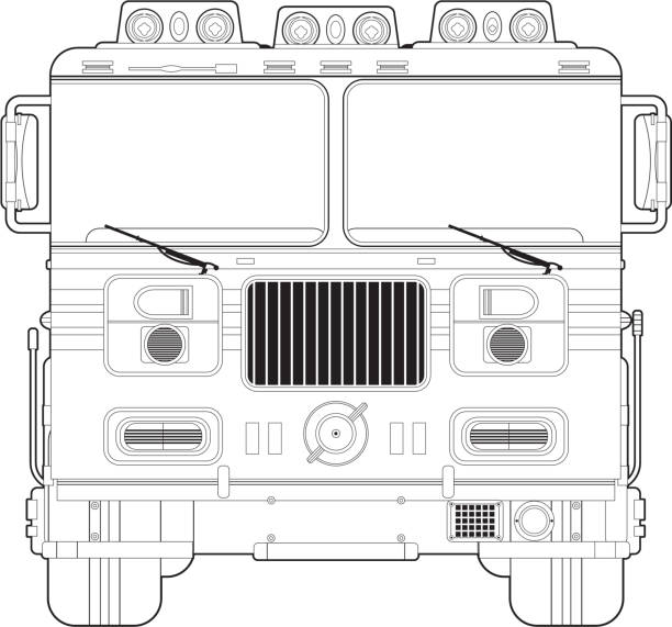 100+ Fire Truck Window Stock Illustrations, Royalty-Free Vector ...