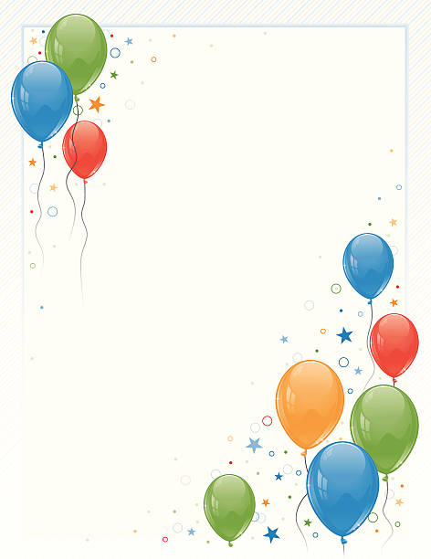 Party Balloons vector art illustration