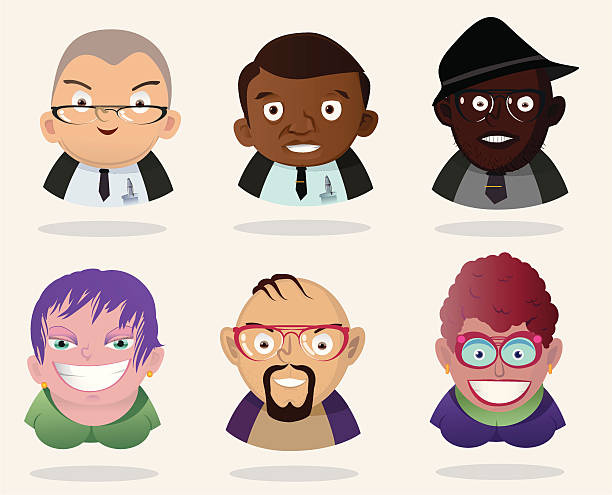 Icon Faces Stock Illustration - Download Image Now - Businessman, Human  Face, Mature Adult - iStock