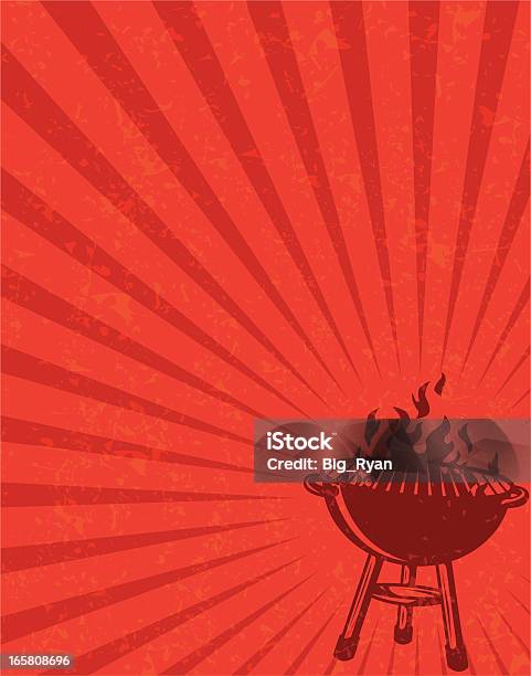 Red Bbq Flier Stock Illustration - Download Image Now - Barbecue Grill, Barbecue - Meal, Flyer - Leaflet