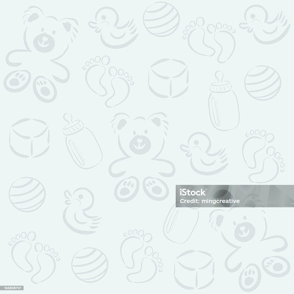 Baby Pattern Ii Stock Illustration - Download Image Now - Baby ...