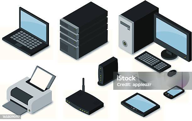 コンピューターのアイコン - 投影図のベクターアート素材や画像を多数ご用意 - 投影図, デスクトップ型パソコン, コンピュータ