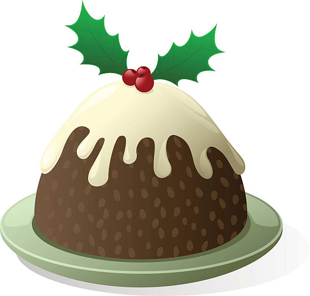 Christmas Pudding Cartoon Stock Illustration - Download Image Now -  Christmas Pudding, Cartoon, Christmas Cake - iStock