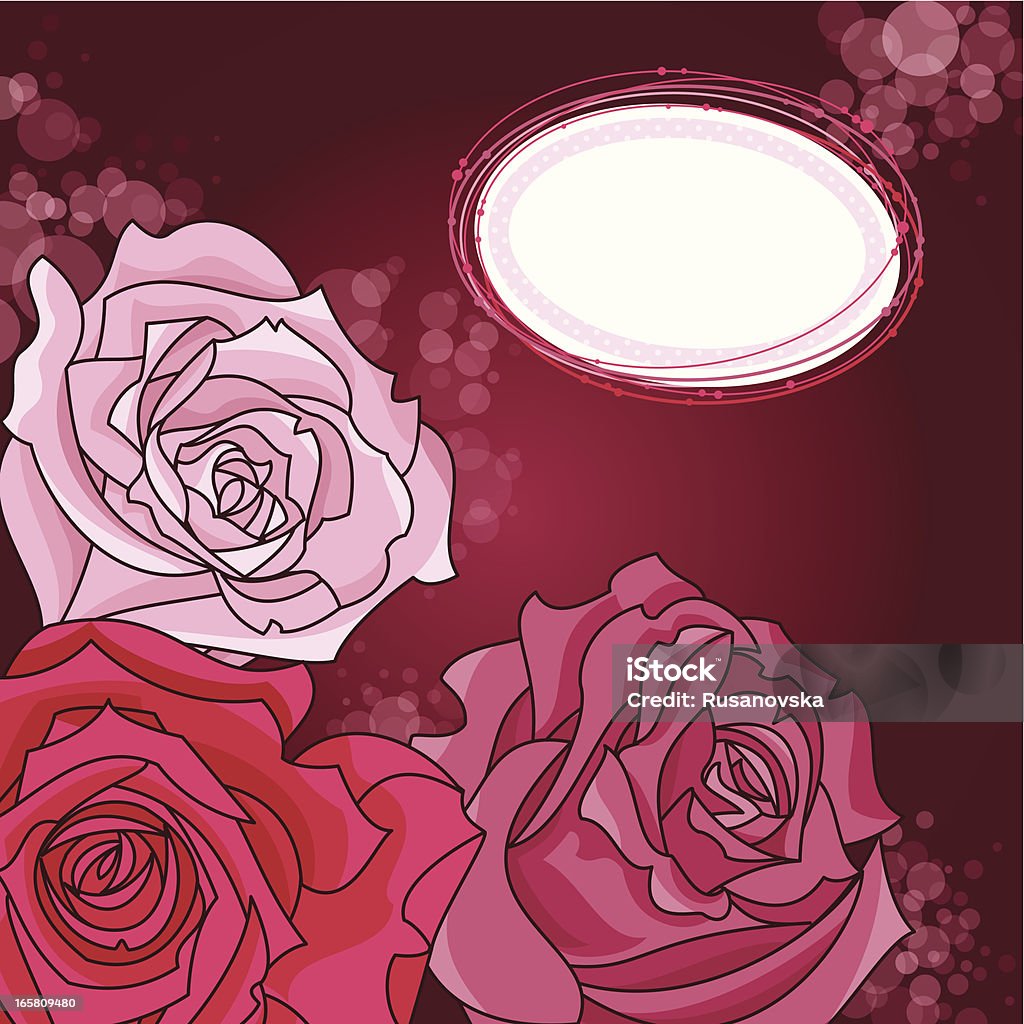 San Valentino Rose - arte vettoriale royalty-free di Amore