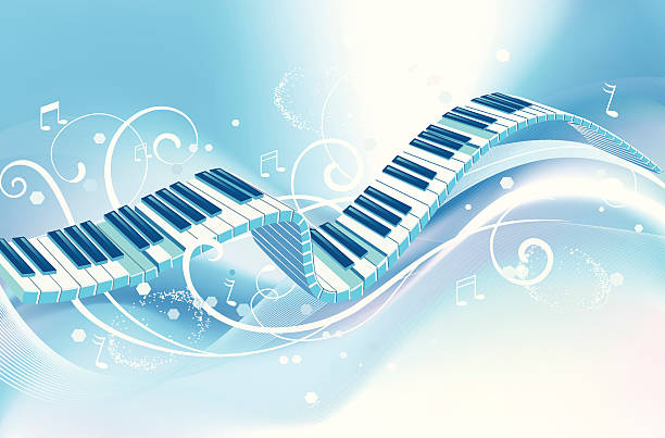 Joy of music vector art illustration