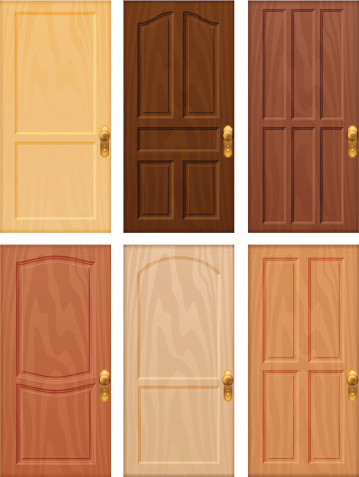 Wooden door design collection. 
