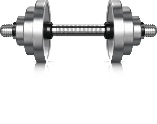 Vector illustration of Dumbbell