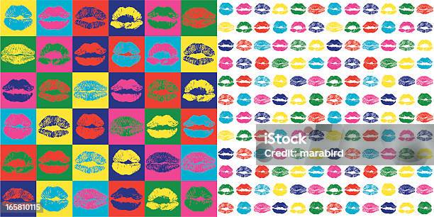 キスマークパターン - ポップアートのベクターアート素材や画像を多数ご用意 - ポップアート, アンディ ウォーホル, 人間の唇
