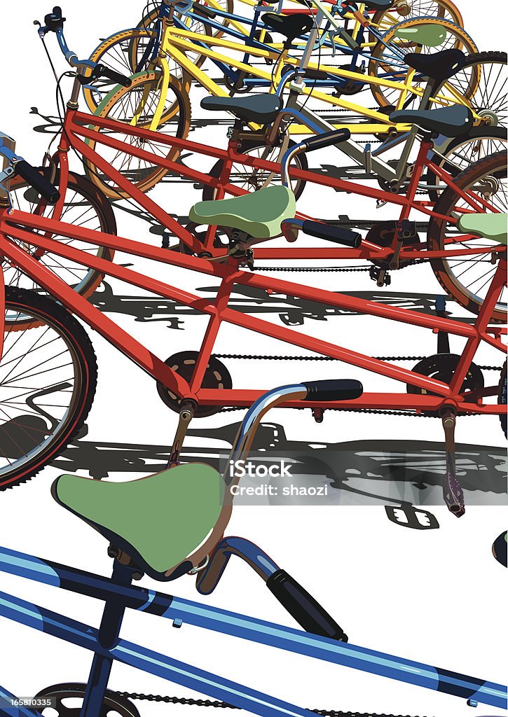 Велосипеды - Векторная графика Без людей роялти-фри