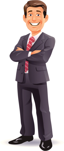 Confident Businessman Stock Illustration - Download Image Now ...