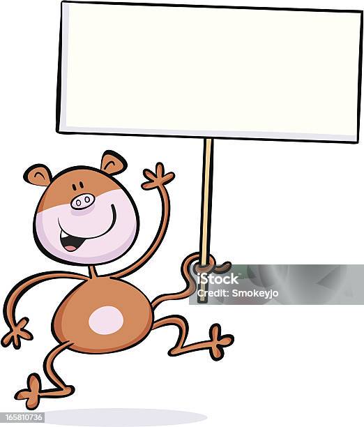 Simple Monkey Sign Monkey Sign Stock Illustration - Download Image Now - Animal, Animal ...
