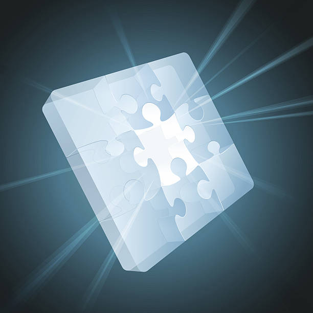 パズルブロック - block puzzle organization solution点のイラスト素材／クリップアート素材／マンガ素材／アイコン素材