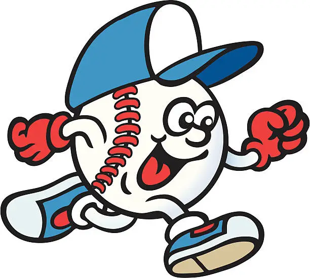 Vector illustration of Baseball Man