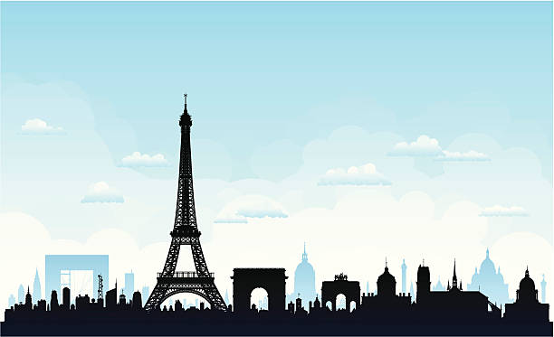 illustrazioni stock, clip art, cartoni animati e icone di tendenza di parigi (edifici sono dettagliate, mobili e completa - arc de triomphe du carrousel