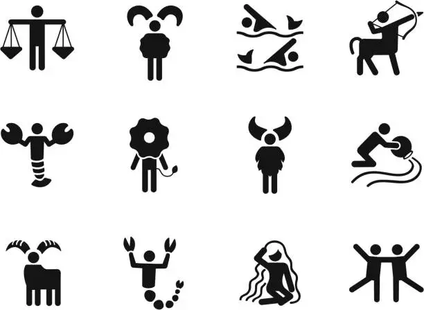 Vector illustration of zodiac sign