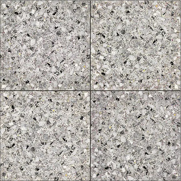 Vector illustration of seamless granite tiles background