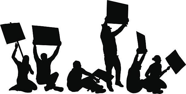 Sitting Inprotest 50+ Sit In Stock Illustrations, Royalty-Free Vector Graphics & Clip Art ...