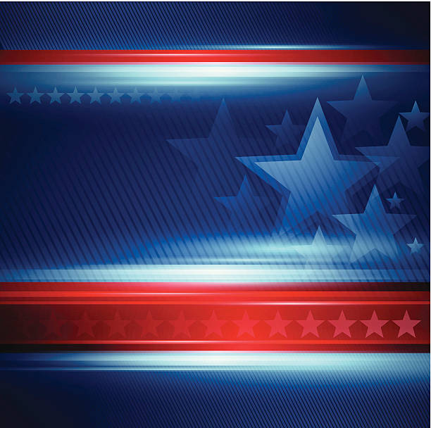 illustrazioni stock, clip art, cartoni animati e icone di tendenza di stelle astratto sfondo - patriotism flag backgrounds american culture