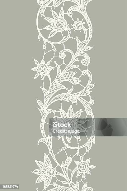 레이스 수직분사 연속무늬 레이스에 대한 스톡 벡터 아트 및 기타 이미지 - 레이스, 결혼식, 꽃-식물