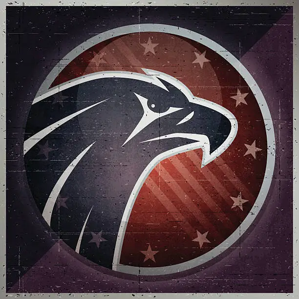 Vector illustration of eagle icon