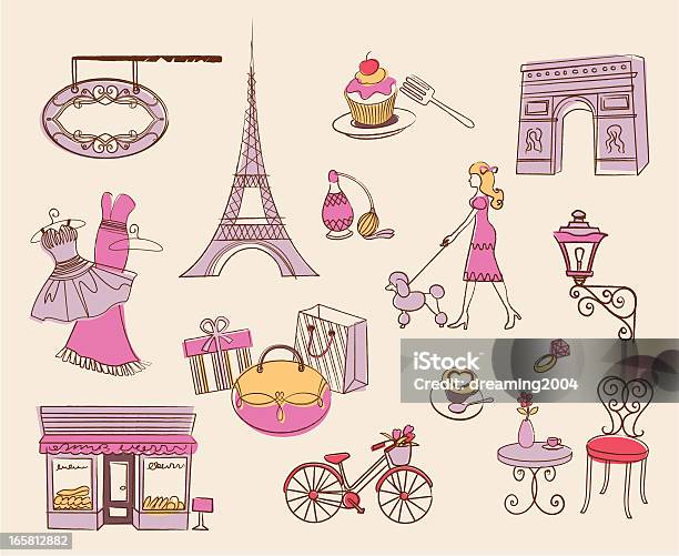 Paris Element Design Stock Illustration - Download Image Now - Paris - France, France, French Culture