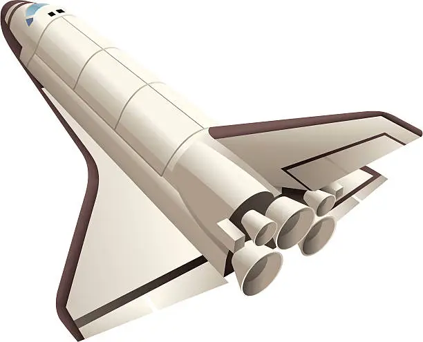 Vector illustration of Shuttle