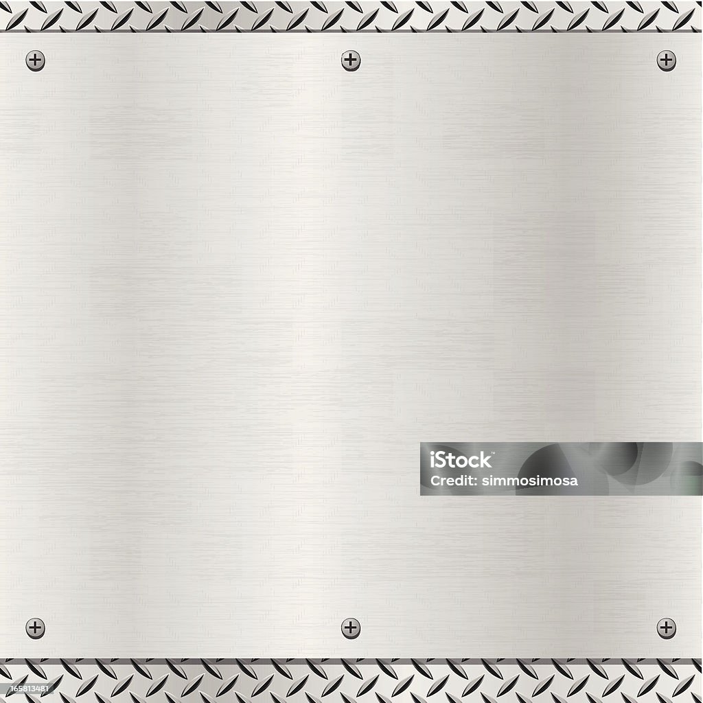 Szczotkowany metal Płyta - Grafika wektorowa royalty-free (Seamless pattern)