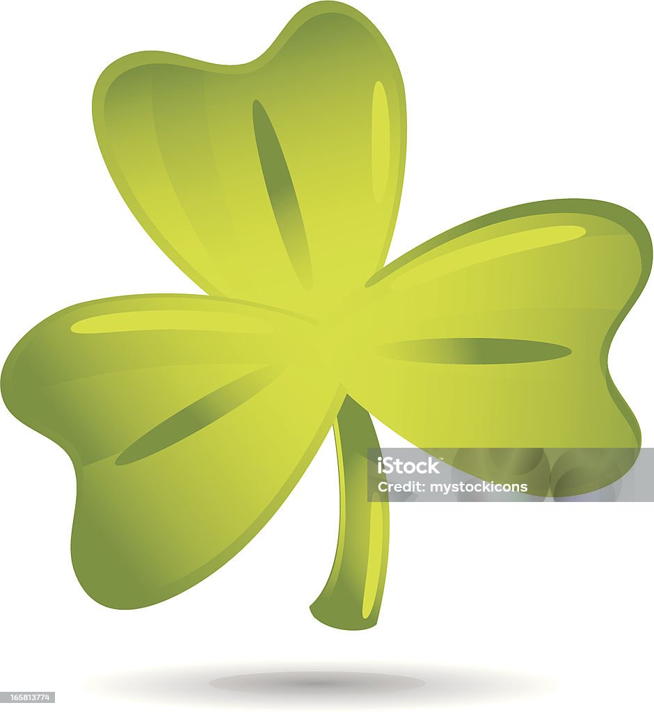 Color Shamrock Symbol Colorful shamrock symbol.  For the irish.   Celebration Event stock vector