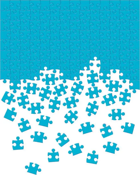 Vector illustration of Jigsaw Puzzle