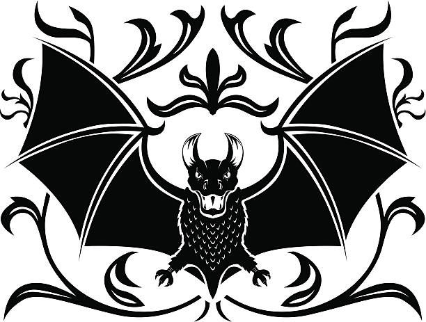 Beats Vector illustration of a bat .No gradients used. CMYK. Objects grouped for easy editing. Created with AI CS3. volador stock illustrations