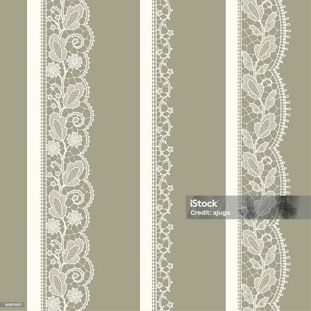 White Lace. vertical Seamless Pattern.  Lace - Textile stock vector