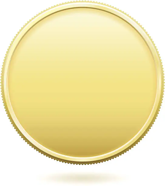 Vector illustration of Gold Coin