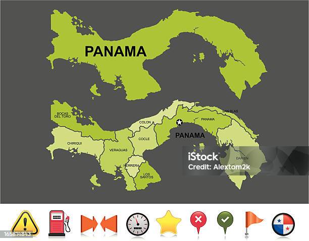 파나마 탐색 맵 0명에 대한 스톡 벡터 아트 및 기타 이미지 - 0명, 기, 반짝이는