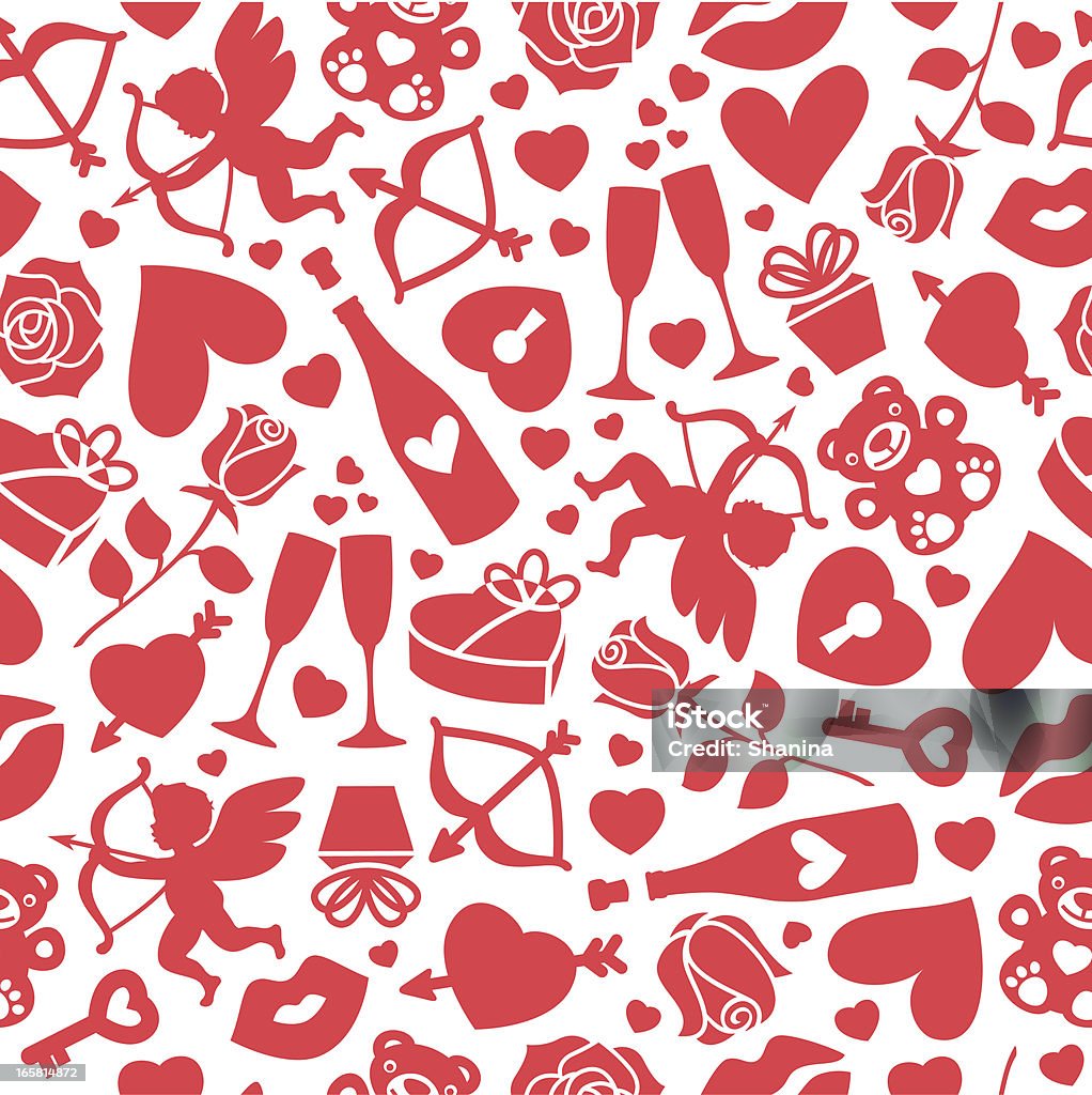 Czerwony Valentine - Grafika wektorowa royalty-free (Czekolada)
