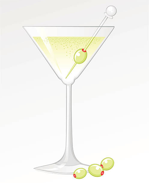 Martini - ilustración de arte vectorial