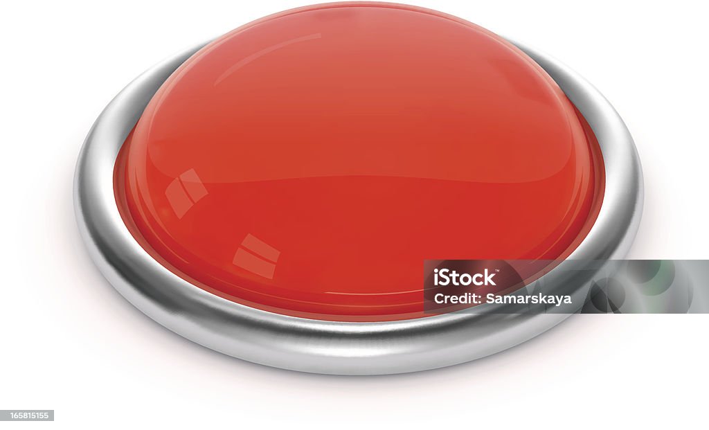 Botão vermelho - Royalty-free Botão - Peça de Máquina arte vetorial