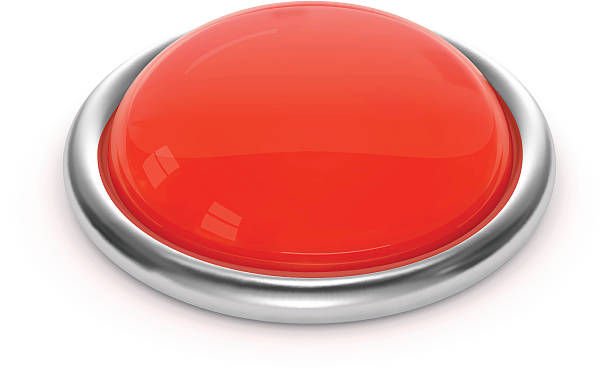Red Button Vector emergency button. easy button image stock illustrations