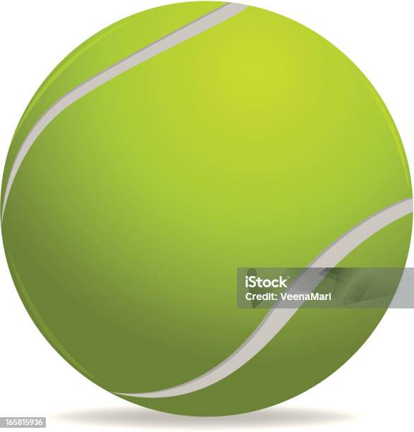 Illustrated Cartoon Tennis Ball Stock Illustration - Download Image Now - Tennis Ball, Circle, Clip Art